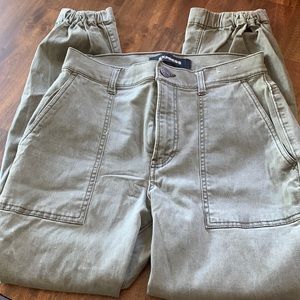 Express jeans high rise
